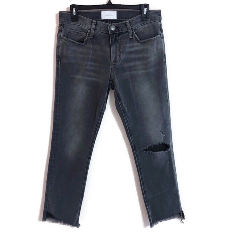 Current/Elliot High Waist Denim Ankle Skinny Jeans